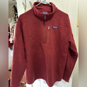 Men's Better Sweater® 1/4-Zip Fleece - Crimson